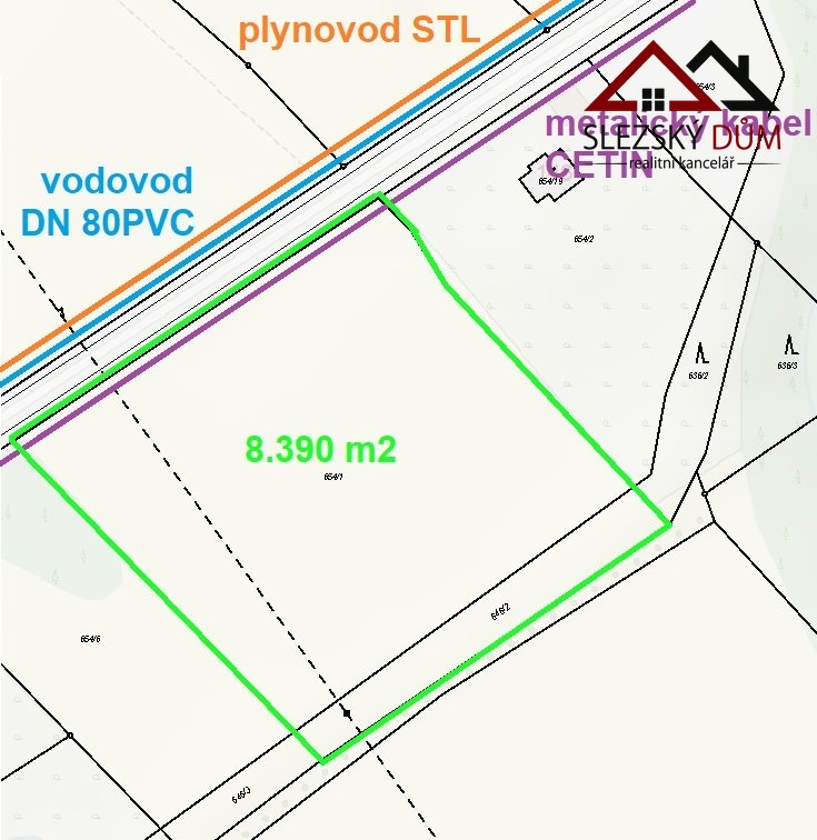 Pozemek 8.390 m² s možností výstavby RD, výhled na Beskydy, - 7