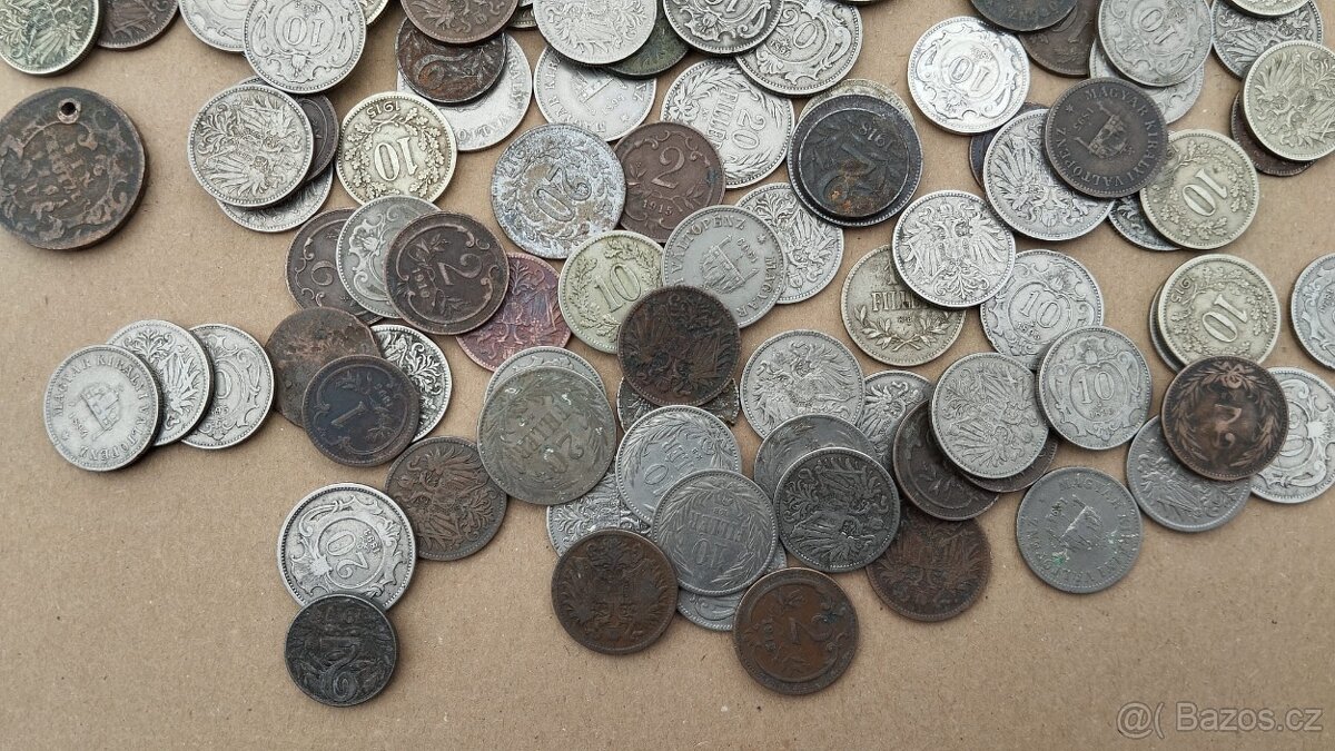 Staré mince, fillery viz foto, rakousko uhersko. - 7