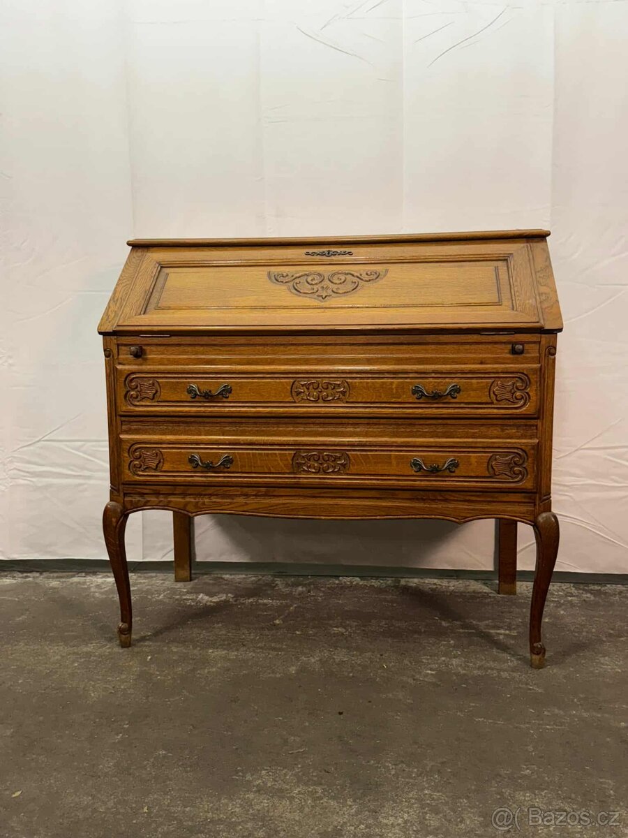 Starožitná psací komoda (134023) - 7