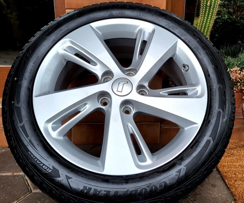Alu R17 5x114,3 orig. RENAULT + zimné 205/55R17 - 7