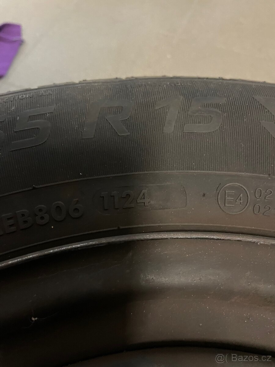 Letní pneu 195/65/15 + disky 5x112 - 7