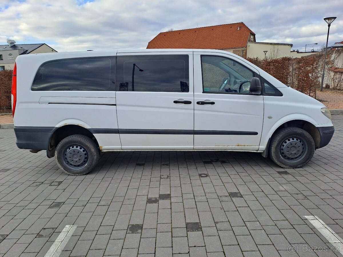 Vito 4x4 extralang, 9mist, naftové topení - 7