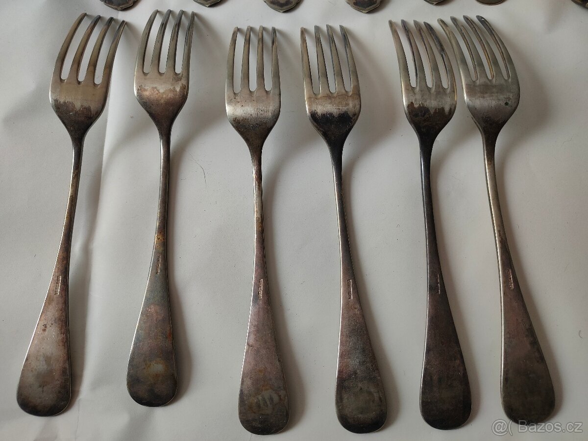 Postříbřené příbory - 7