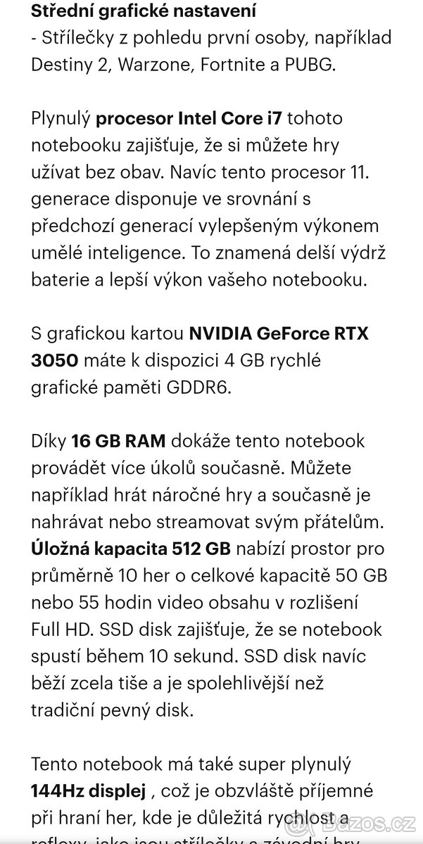 MSI GF63 Thin 11UC-873NL - Herní notebook - 15,6 palců - 144 - 7