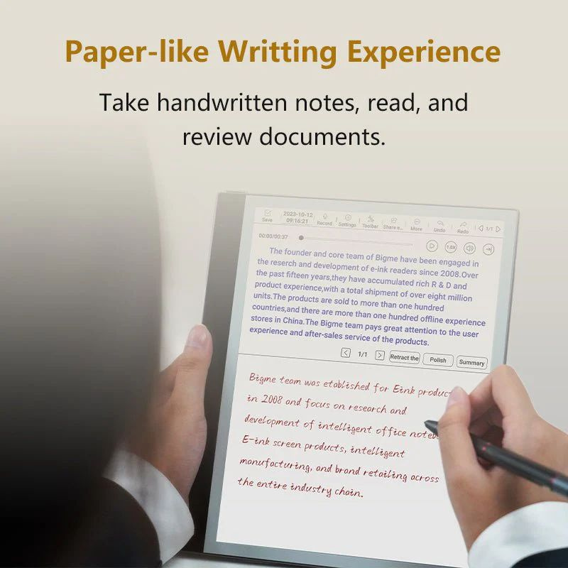 Elektronická čtečka BigMe inkNote color Lite, 10.3 palců - 7