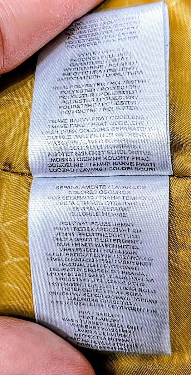 Hořčicový zimní kabát Alpine Pro - 7