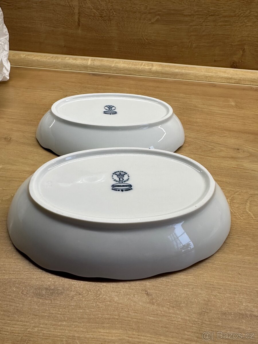MÍSA OVÁLNÁ 20CM ORIGINÁL ČESKÝ PORCELÁN DUBÍ CP- - 7