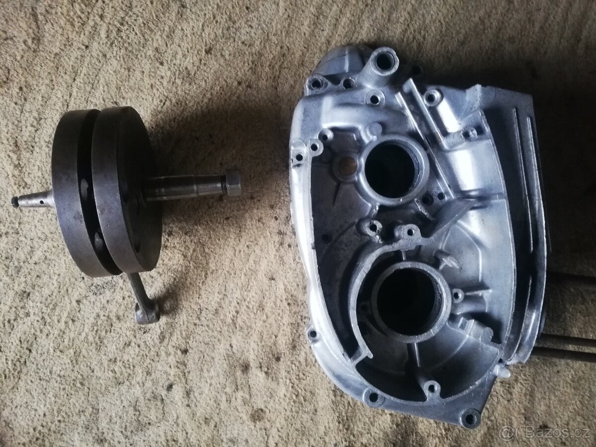 JAWA 250/559 PANELKA PÁROVÉ BLOKY KARTERY SKŘÍŇ MOTORU+KLIKA - 7