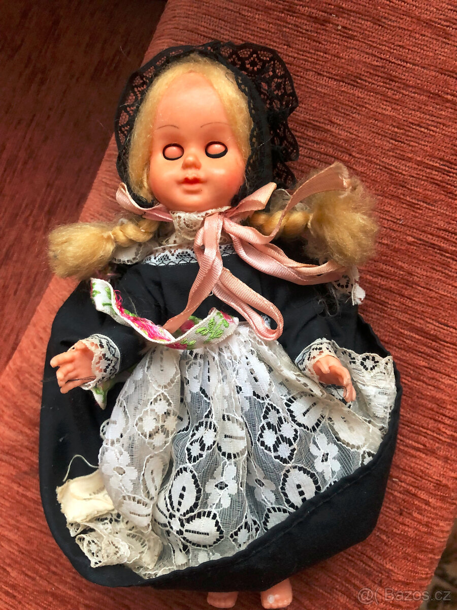 Mrkací panenky staré, 22-23 cm - 7