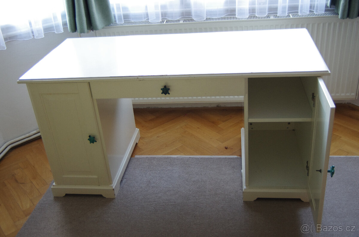 Ikea Liatorp bílý pracovní stůl - 7