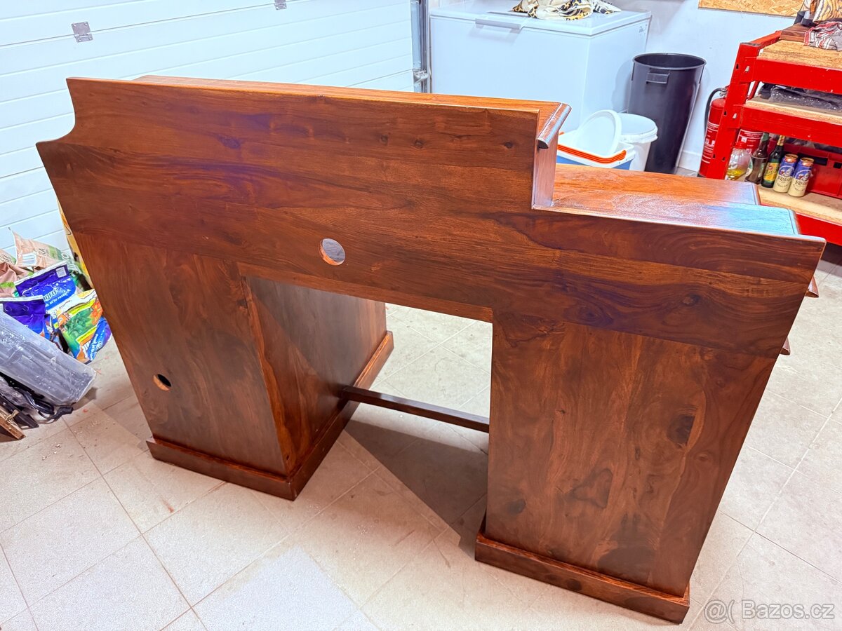 Teakový psací stůl - 7
