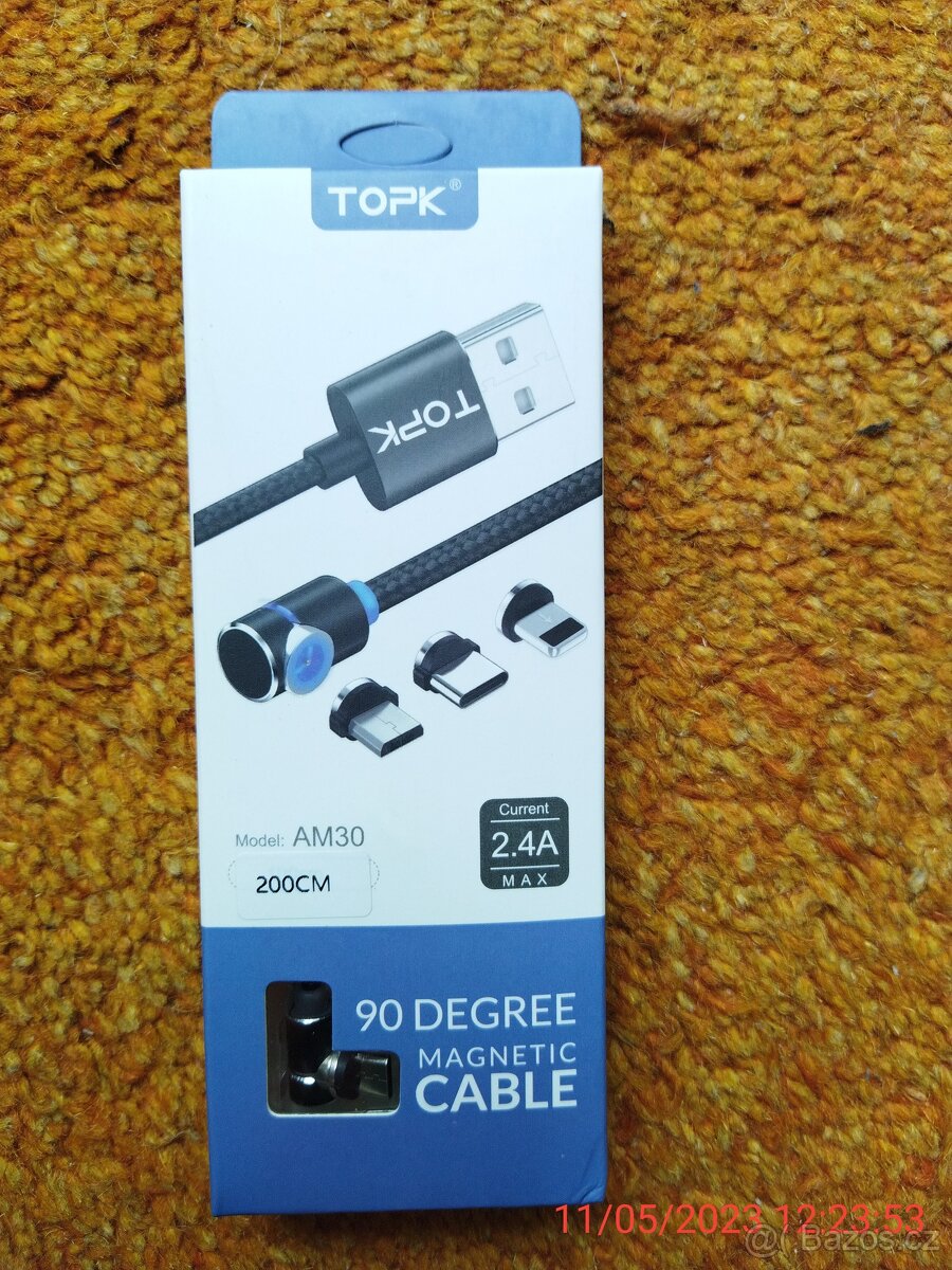 USB kabel magnetický lomený. - 7