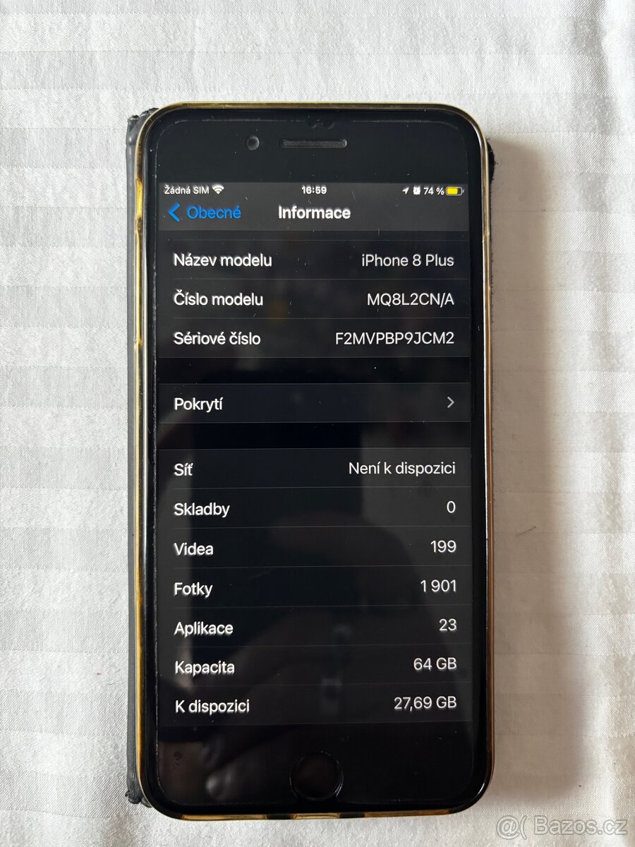 Apple iPhone 8 Plus - 64gb black - 7