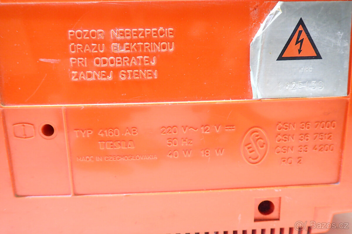 Retro Televize - Tesla - přenosná - 7