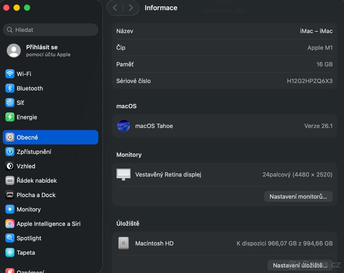 Apple iMac 24" (2021) / 8GPU /SSD 1TB/16GB/ - 7
