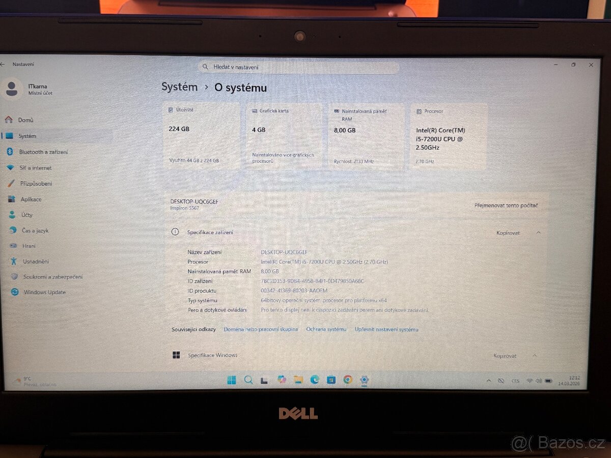 Dell Inspiron 15 5567 - 7