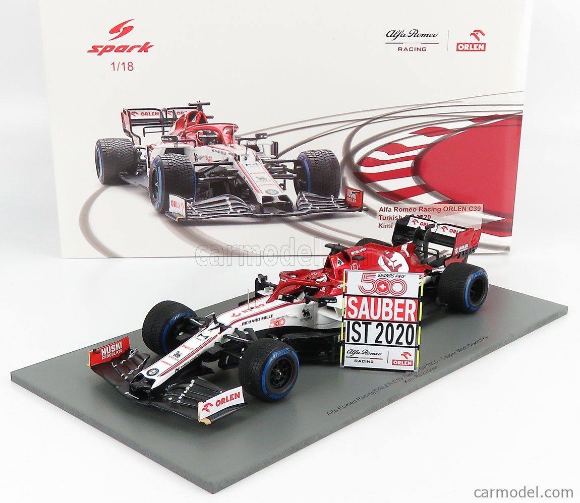 GP Č.500 TÝMU F1 SAUBER ALFA ROMEO C39 2020 RAIKKONEN SPARK - 7