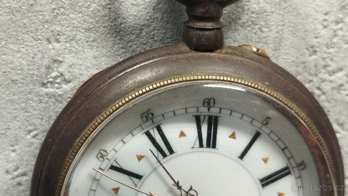 Velké kapesní hodinky zřejmě zn. Régulatéur. brynyrované - 7