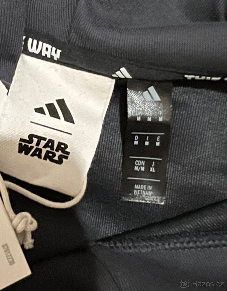 Adidas mikina Star Wars the mandalorian back graphic pánská - 7
