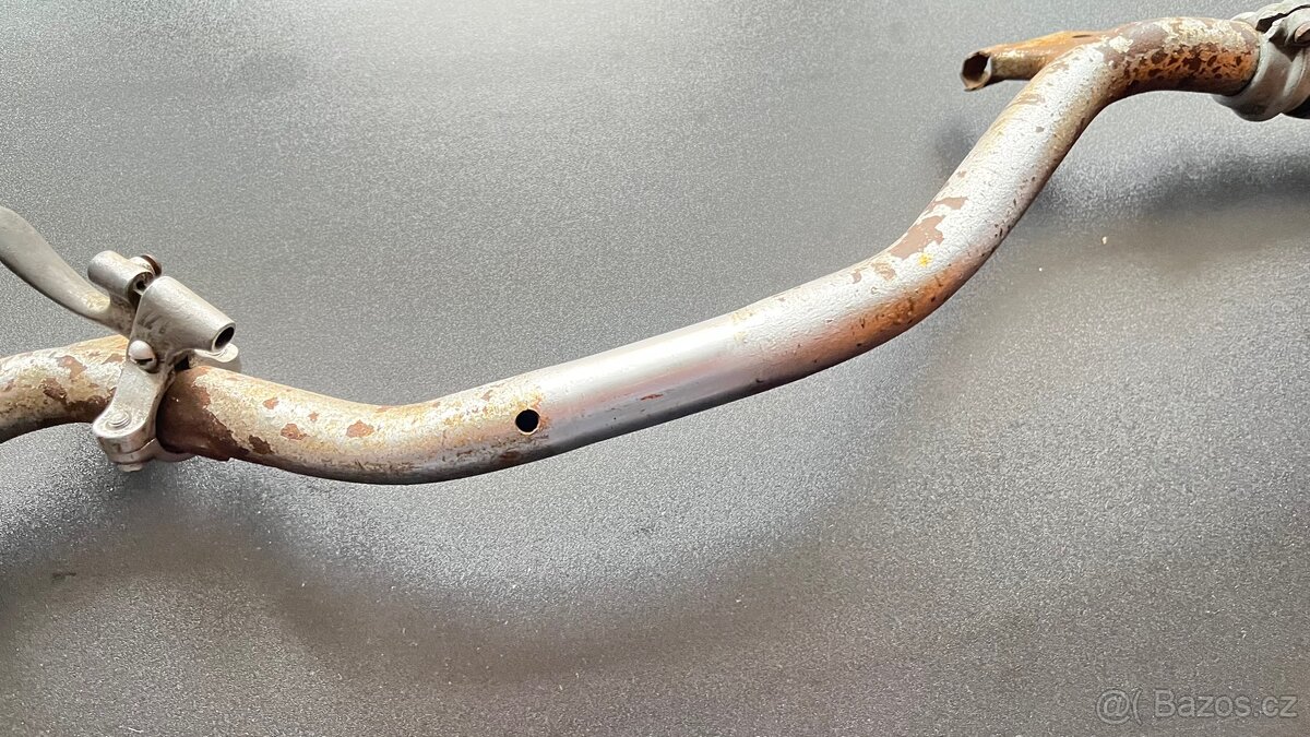 Řidítka s rukojetí plynu JAWA 175 250 Special Předválečná - 7