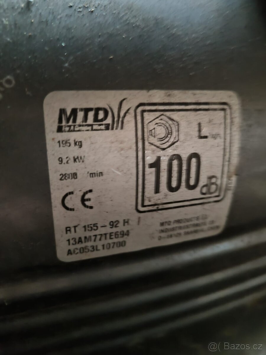 Zahradní traktor RT 155-92 h - 7