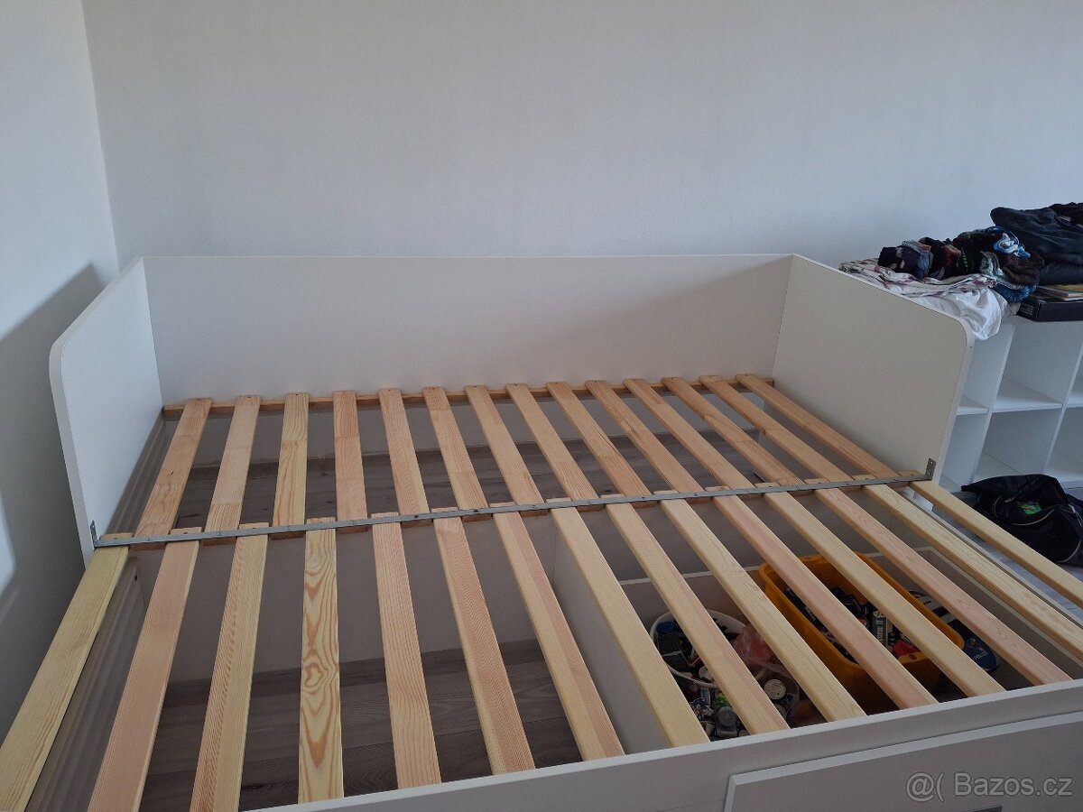 Rozkládací postel s matrací - 7