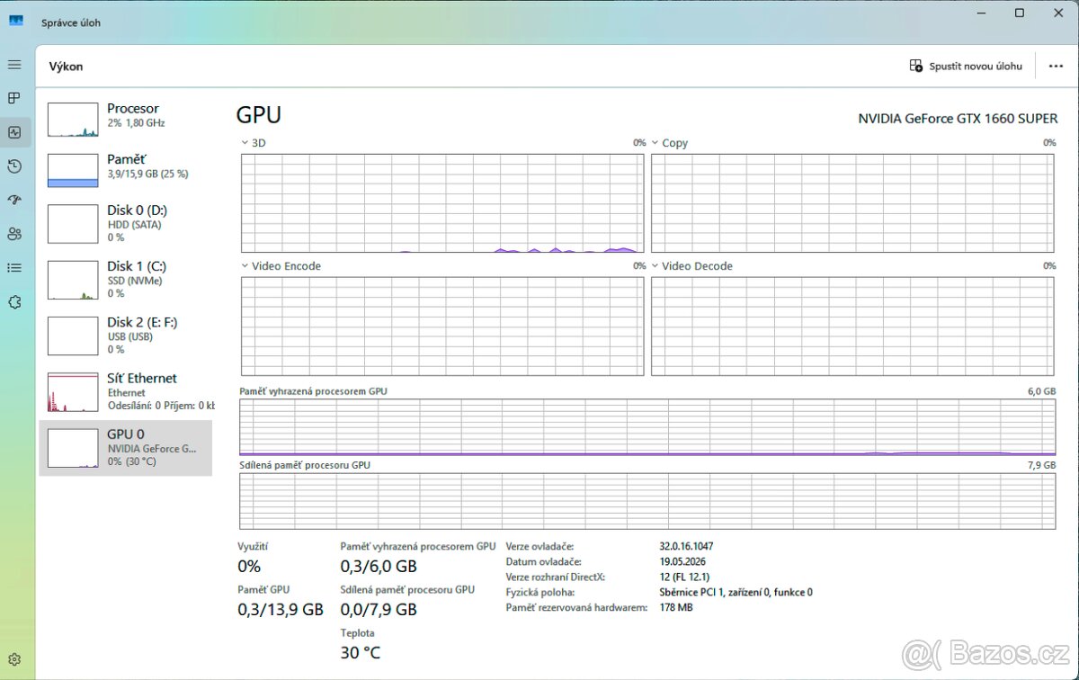Herní počítač s GTX 1660 Super - 7