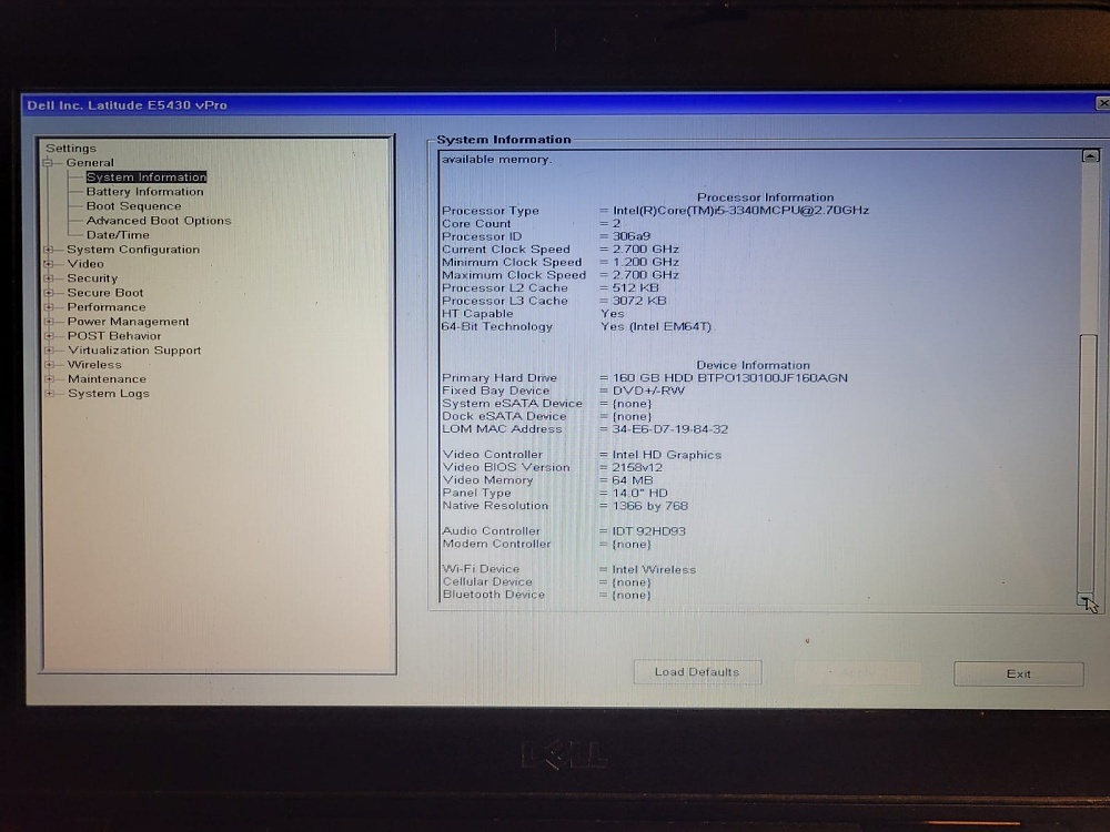 DELL Latitude E5430 na ND - 7