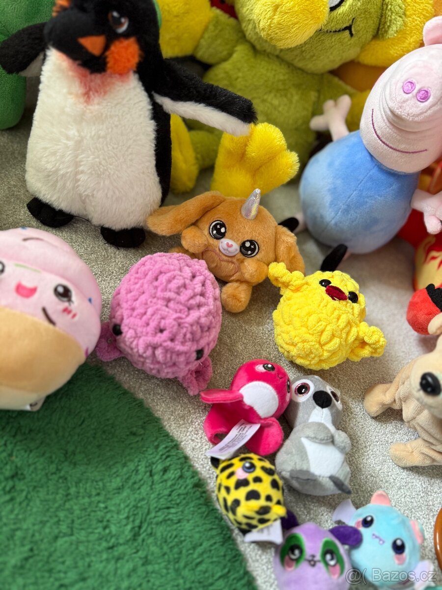 Velká sada plyšáků + papírový pytel - 7