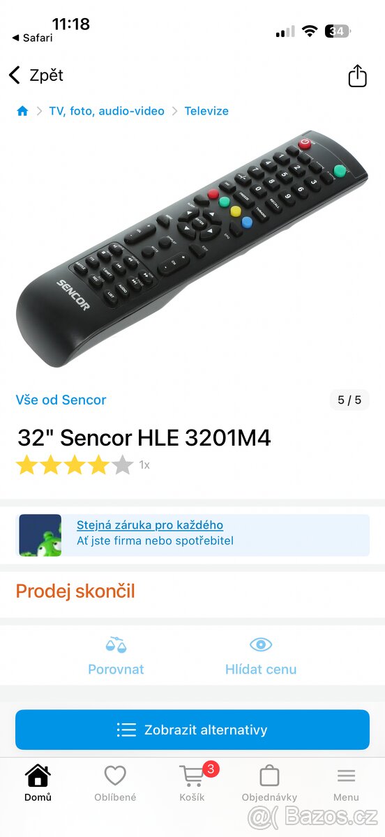 32" Sencor HLE 3201M4 Led TV - 7