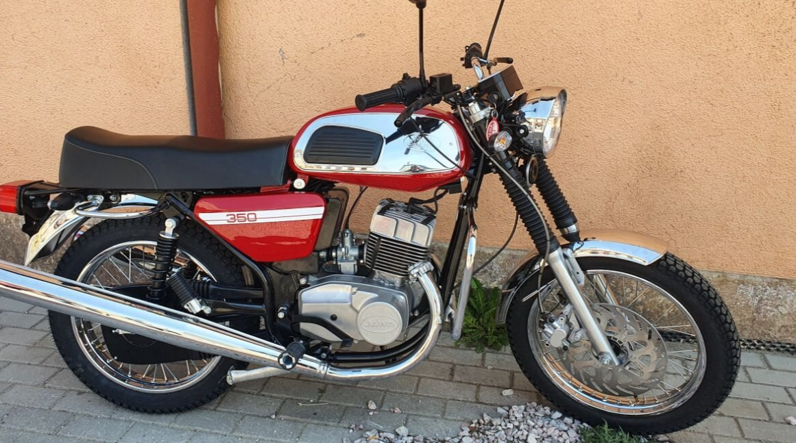 Jawa 350 / 634 Retro červená - 7