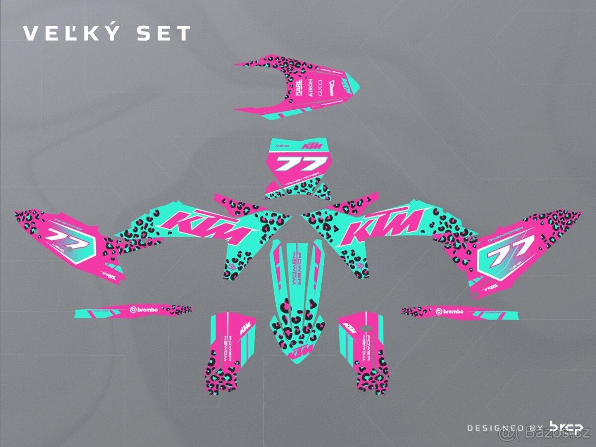 Moto Polepy / Wrap KTM, Yamaha, Honda, Kawasaki, Husqvarna - 7