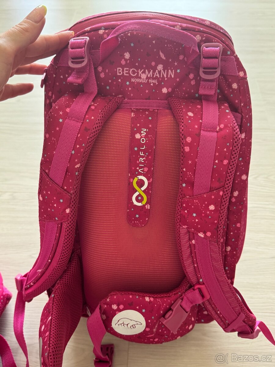 Beckmann školní aktovka/ set AIR RED FOREST DEER - 7