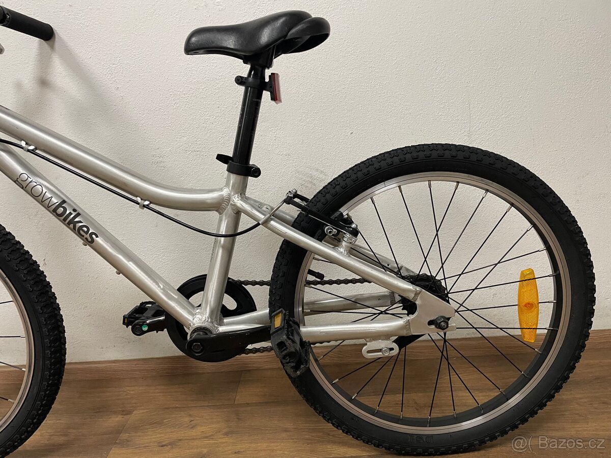 Dětské kolo Growbikes 20” stříbrné - 7