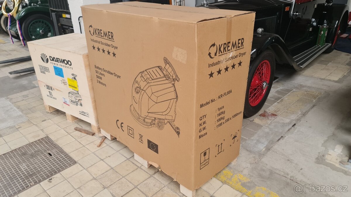 KREMER KR-FL60A akumulátorový čistící mycí stroj - 7