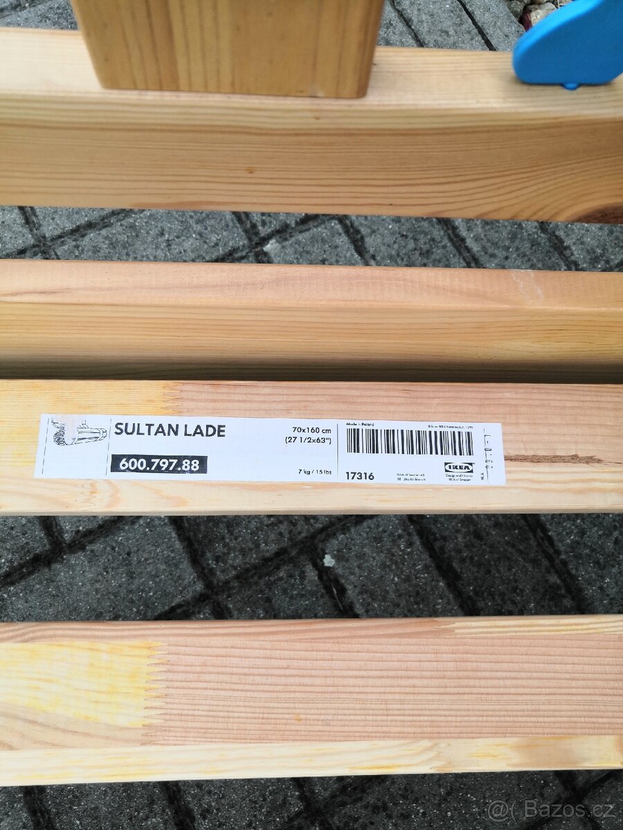 Postel dřevěná IKEA - 7