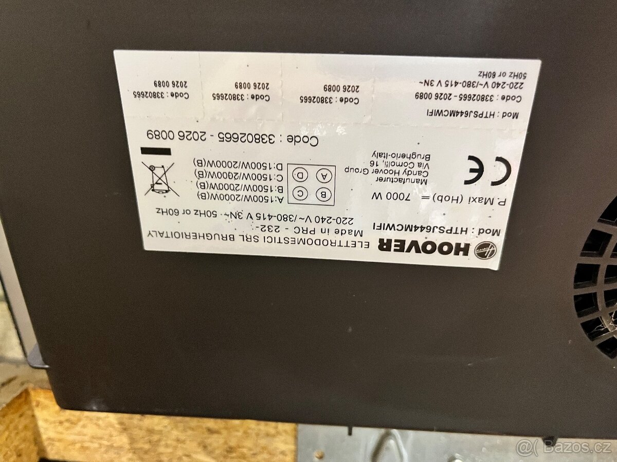 Prodám indukční desku Hover - 7