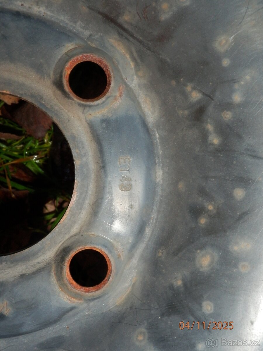 2xOriginál plechový disk na RENAULT-DACIA velikost 14tky. - 7