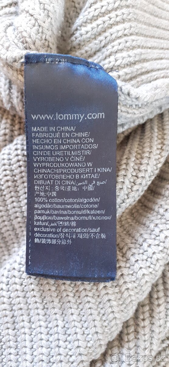 Šedý svetr Tommy Hilfiger vel. S - 7