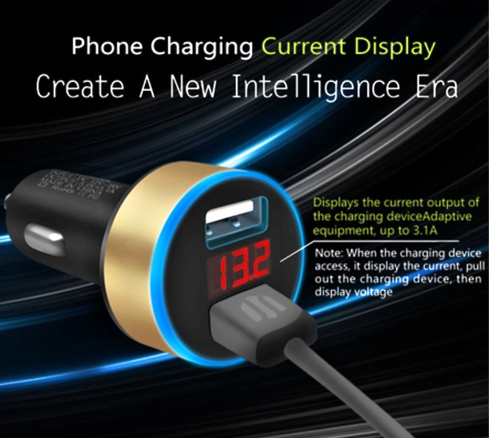 Autonabíječka 2x usb + display napětí baterie - 7