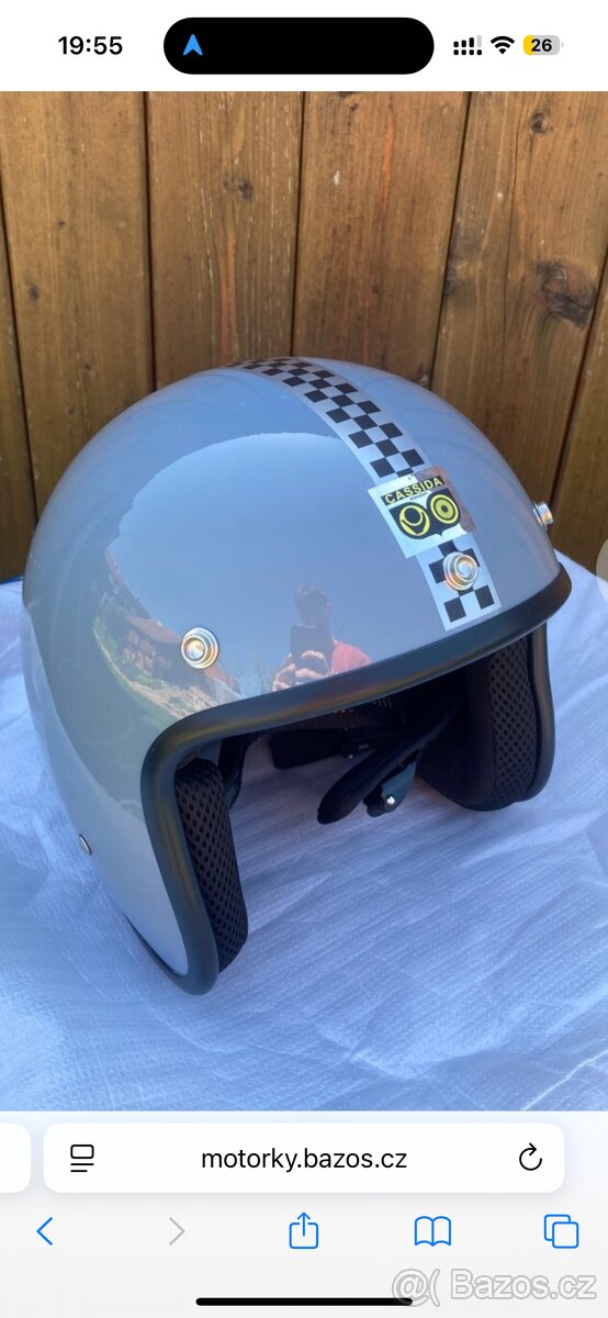 Retro helma na motorku - 7