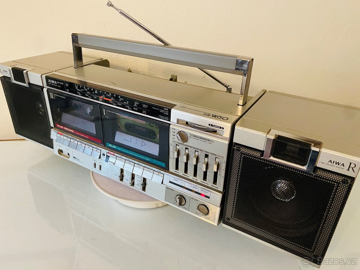 Radiomagnetofon Aiwa CA-W50, rok 1986 - 7