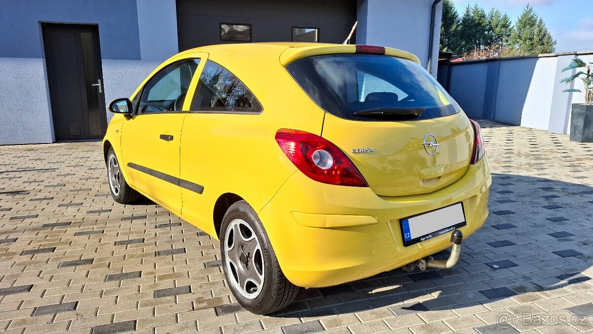 Opel Corsa III 1,0i - 44kw. SLUŠNÝ STAV - NOVÁ STK+EM - 7