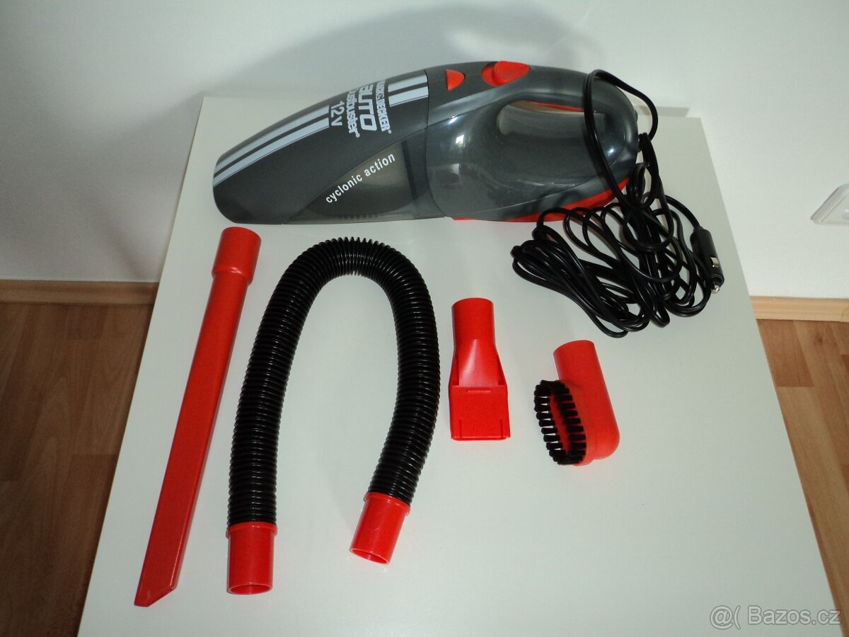 sněhové řetězy, startovací kabely, auto vysavač 12V - 7