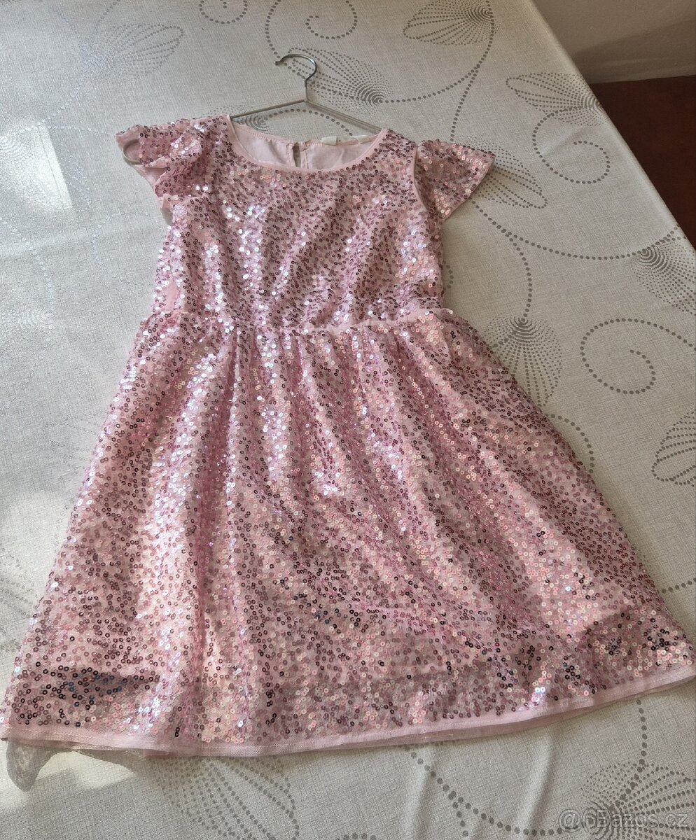Dívčí slavnostní šaty vel. 6-7 let - 7