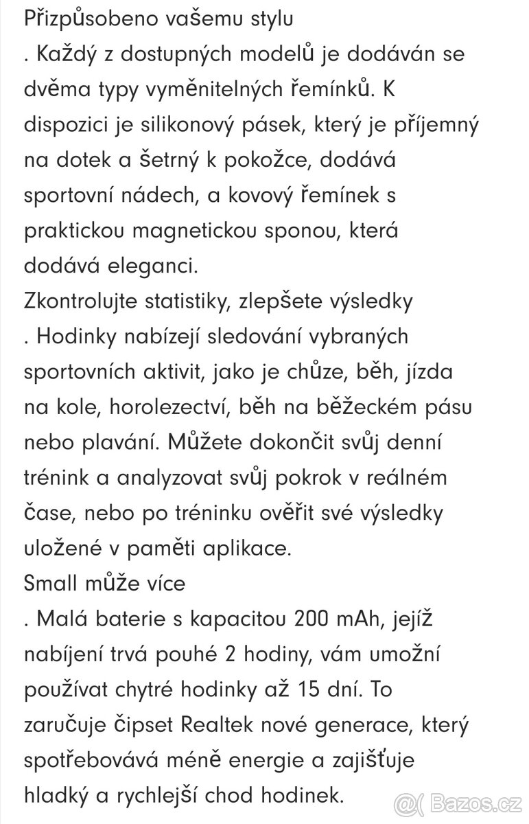 Chytré hodinky ForeVigo 2 SW-310 zlaté - 7