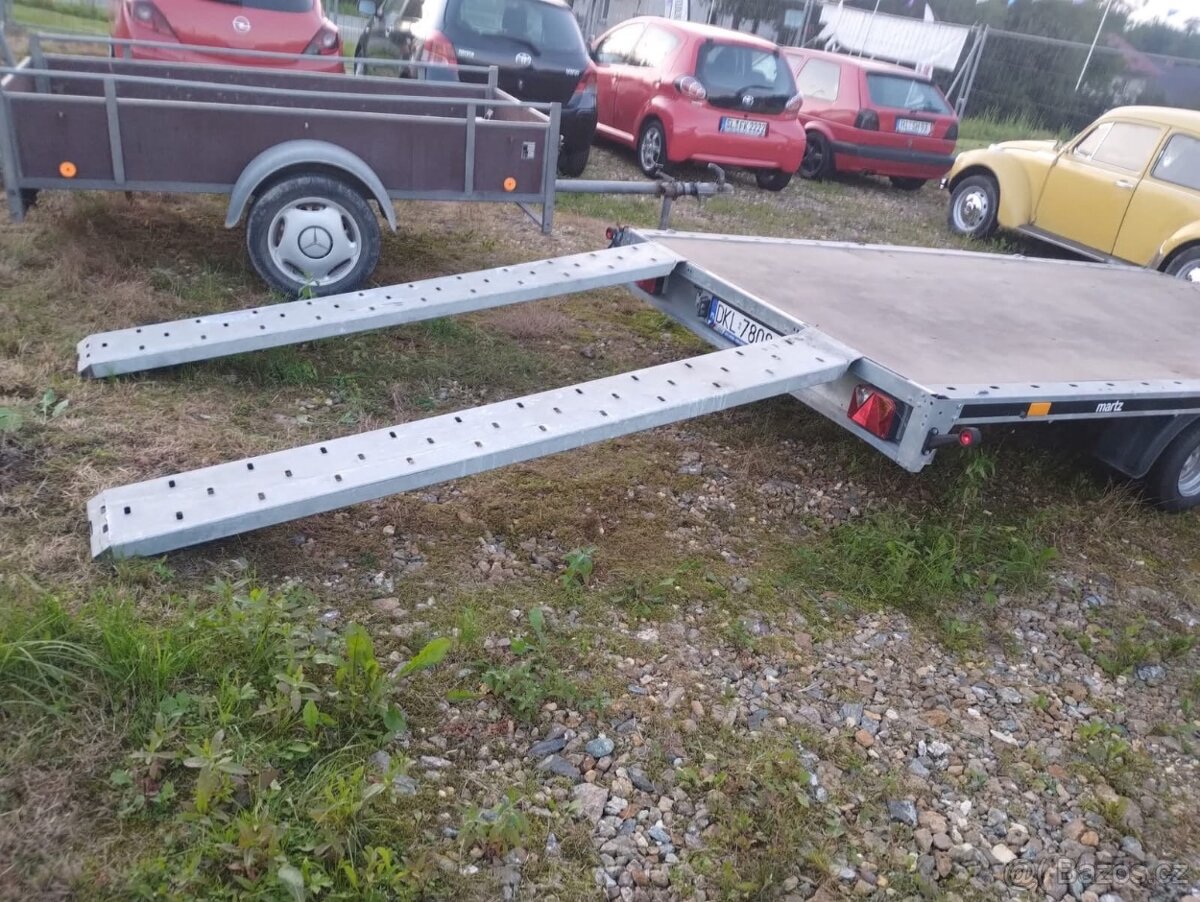 Přívěsný vozík / Autopřepravník Martz GT Plateau - 7