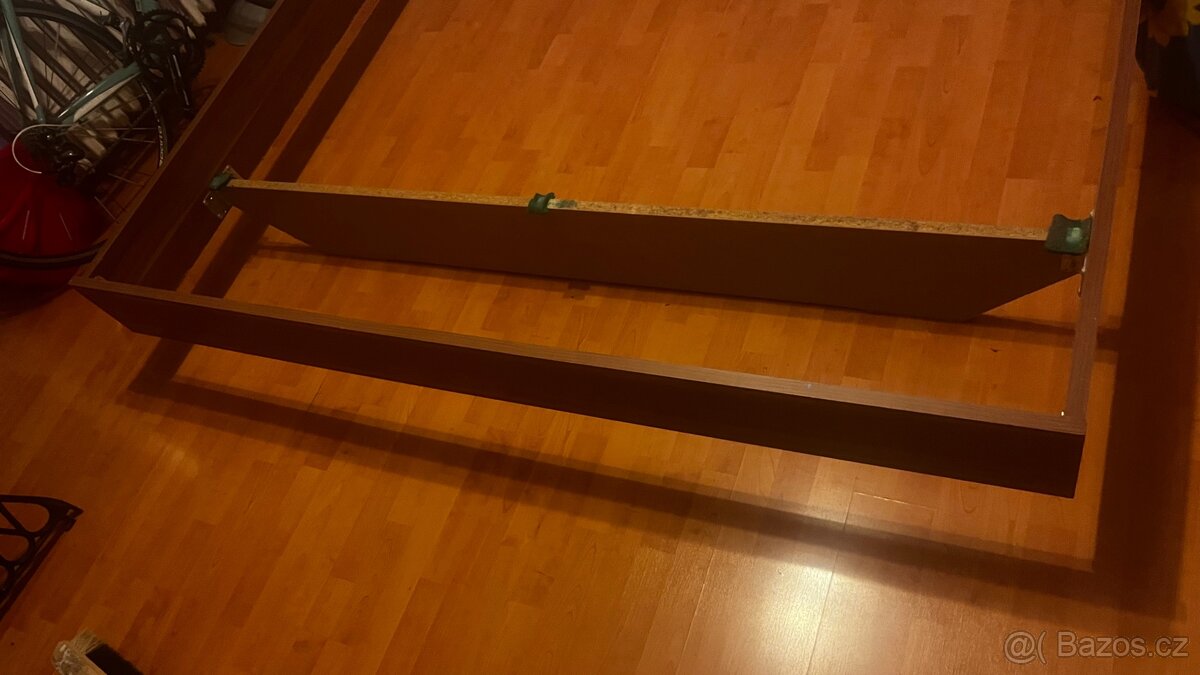 Dvoulůžková postel bez roštu a bez matraci - 7