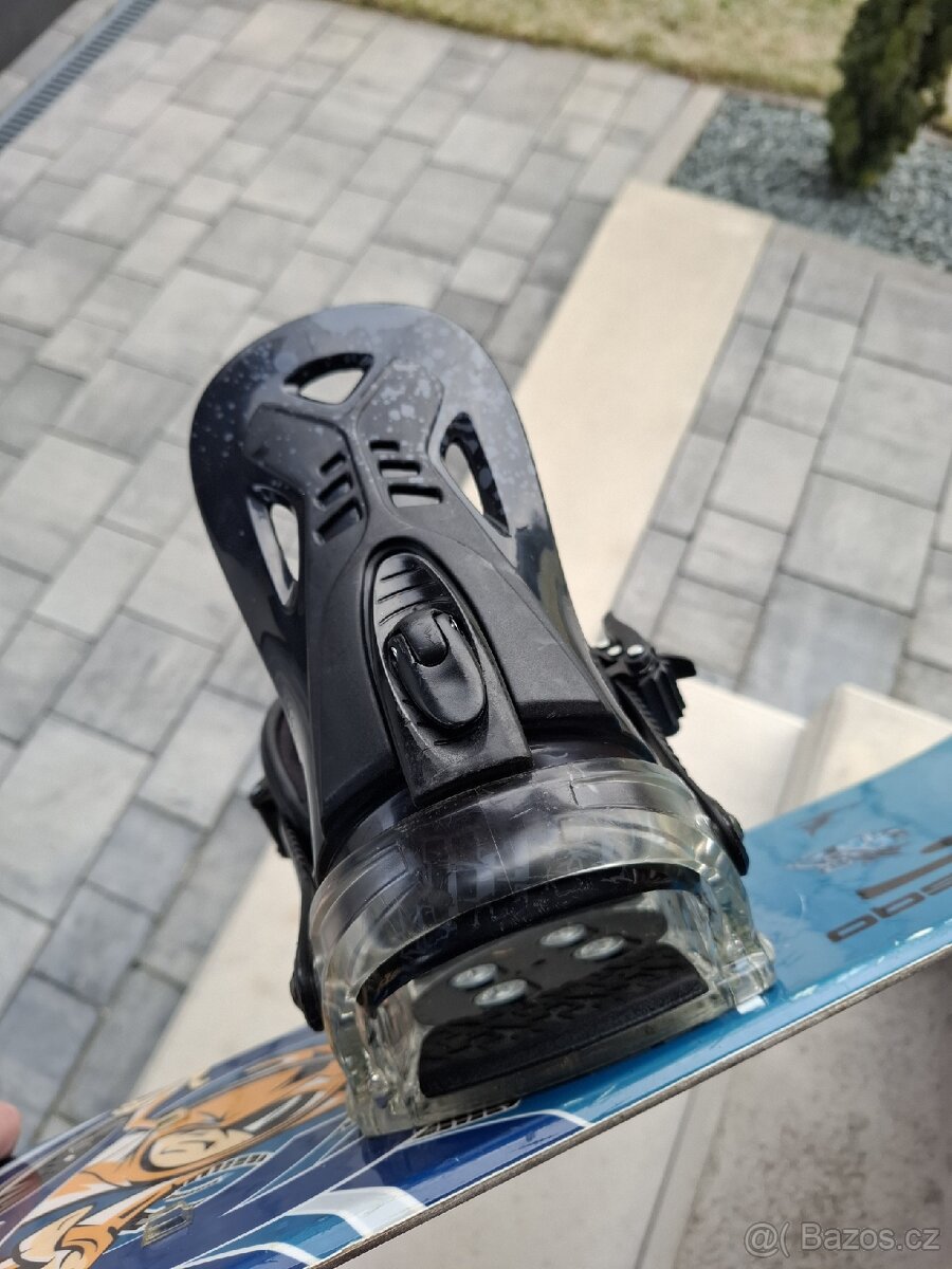 Dětský snowboard 130 cm, vázání Nitro, případně boty 42 - 7