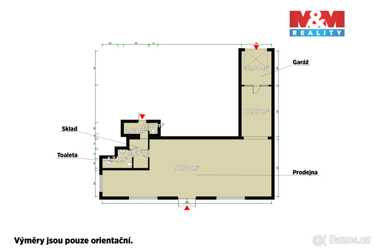 Pronájem prostor, Praha, Přátelství, + pozemek 500 m² - 7